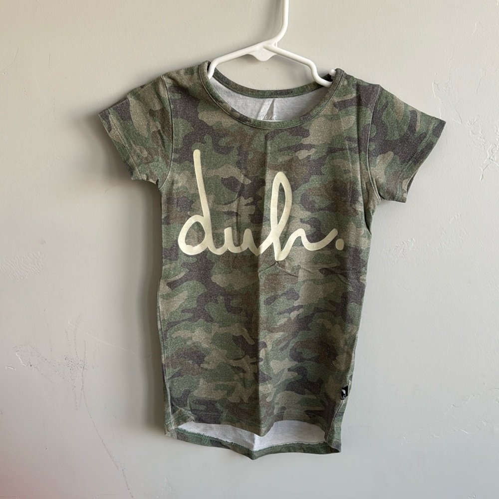 Rags camo duh tee